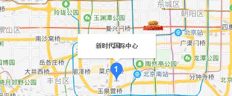 中心简略地图